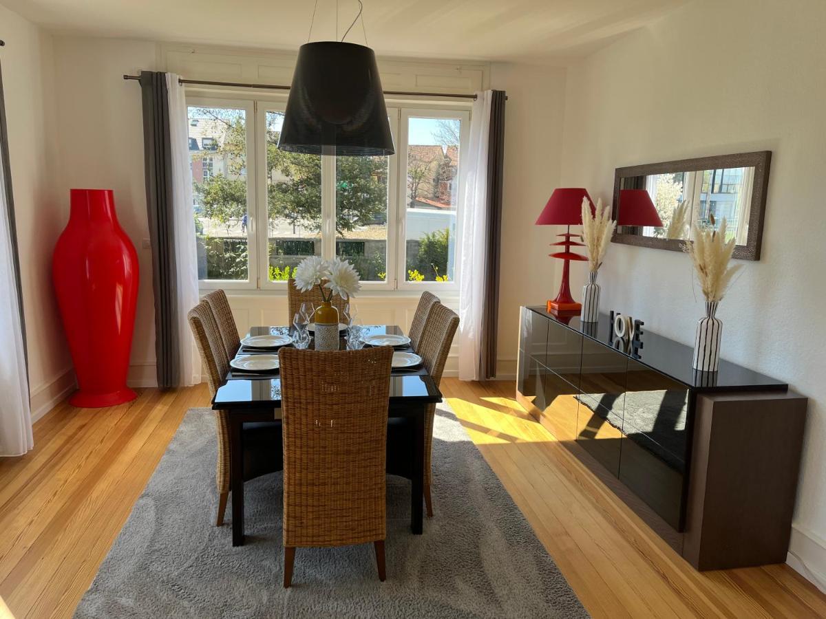 Appartement De Prestige Au Centre Climatise Avec Jardin Prive 콜마 외부 사진