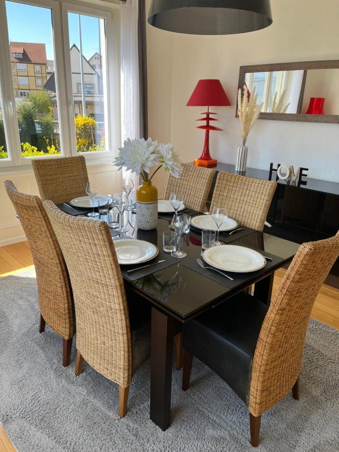 Appartement De Prestige Au Centre Climatise Avec Jardin Prive 콜마 외부 사진